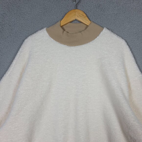 Fabletics Sweater Womens Size 1X Malia Polar Fleece Pullover Ultra Cozy Sherpa - Picture 2 of 12